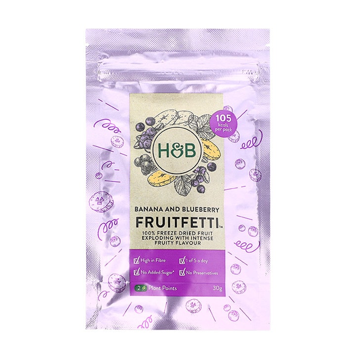 Holland & Barrett Fruitfetti Μπανάνα & Μύρτιλο 30g